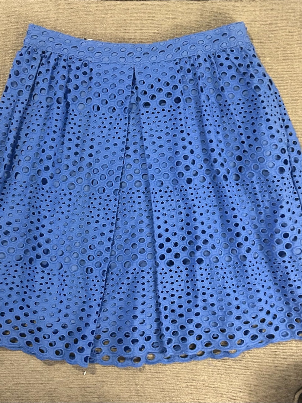 Tommy Hilfiger Royal Blue Eyelet Circle Skirt